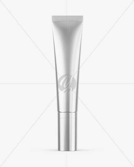 Metallic Cosmetic Tube Mockup