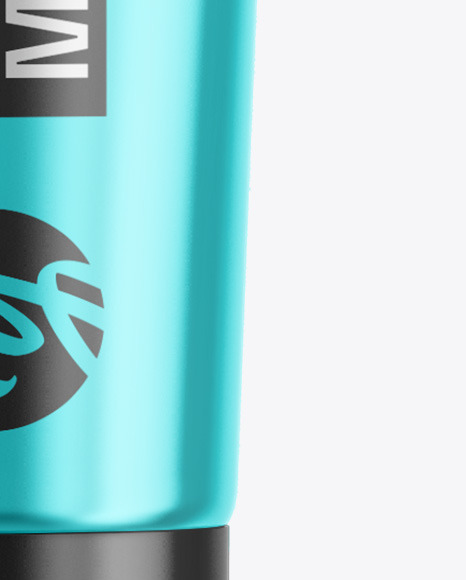 Metallic Cosmetic Tube Mockup