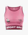 Women's Sports Bra Mockup - Front View