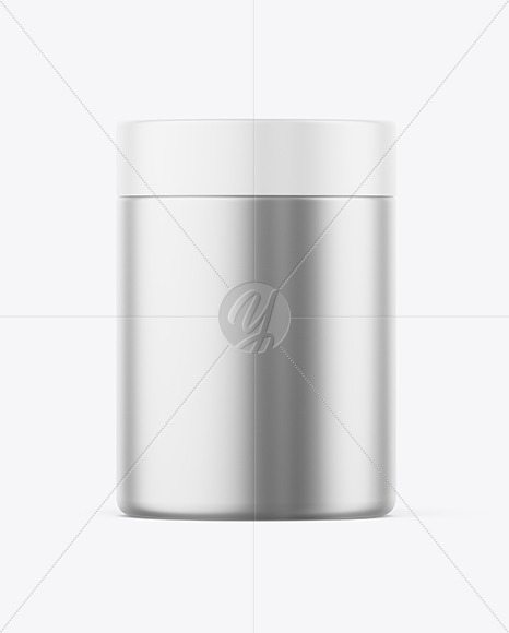 Matte Metalic Jar Mockup