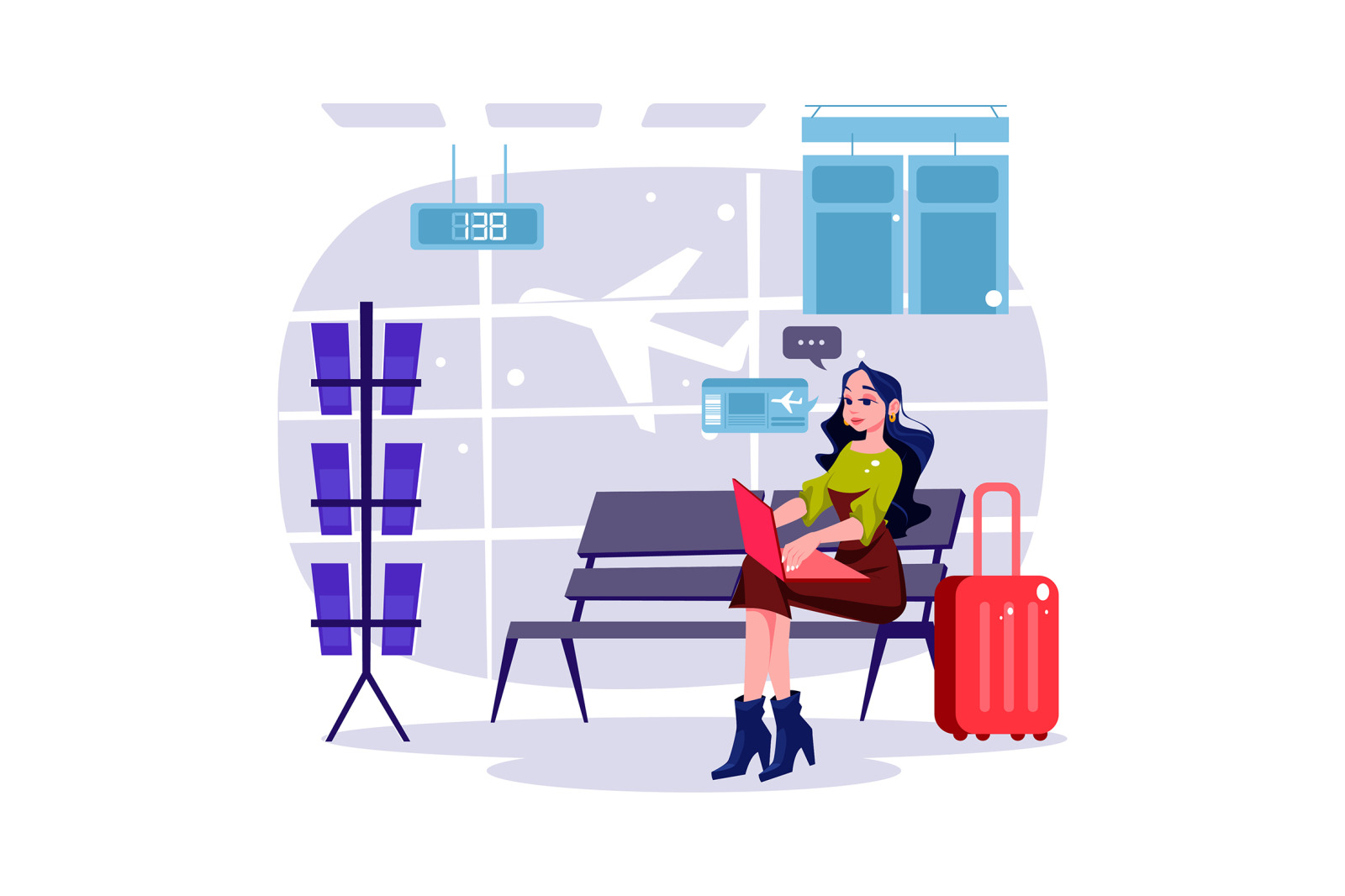 M719_Travel &amp; Vacation Illustration Pack