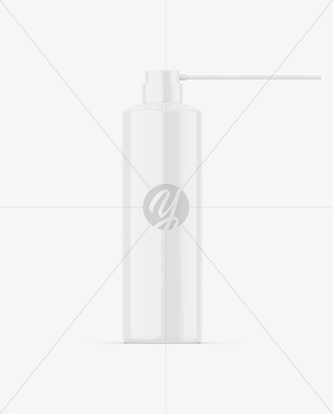 Glossy Spray Bottle Mockup