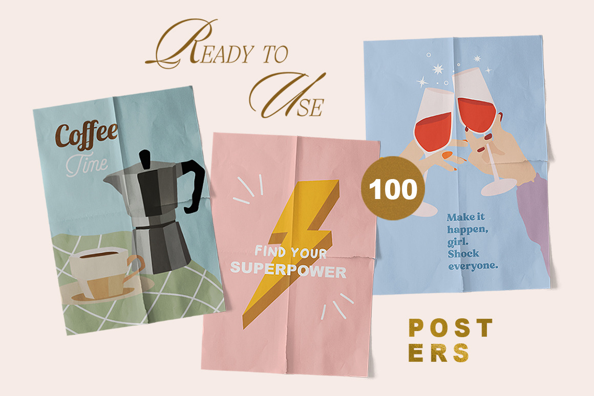 100 Playful Positive Posters 100 Playful Positive Posters