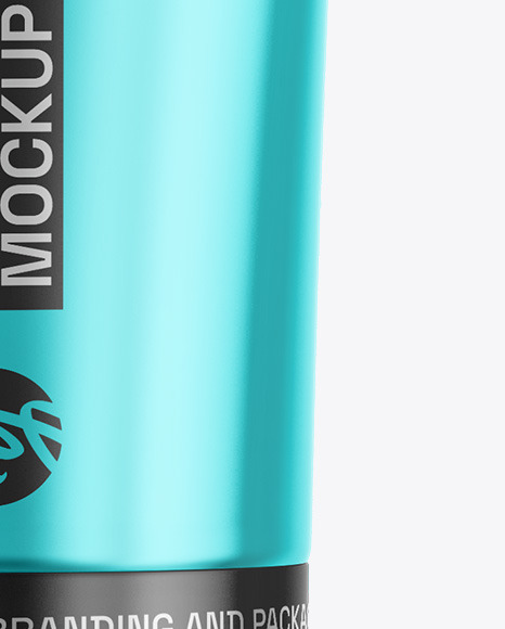 Metallic Cosmetic Tube Mockup