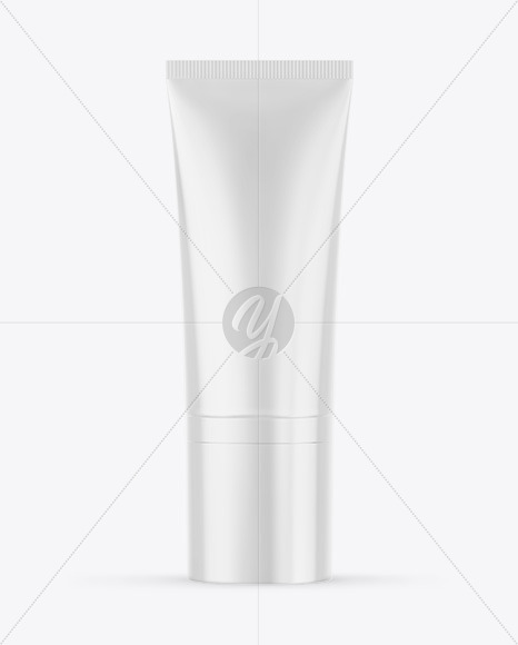 Glossy Cosmetic Tube Mockup