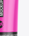 Glossy Cosmetic Tube Mockup