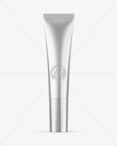 Metallic Cosmetic Tube Mockup