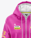 Women's Full-Zip Hoodie Mockup