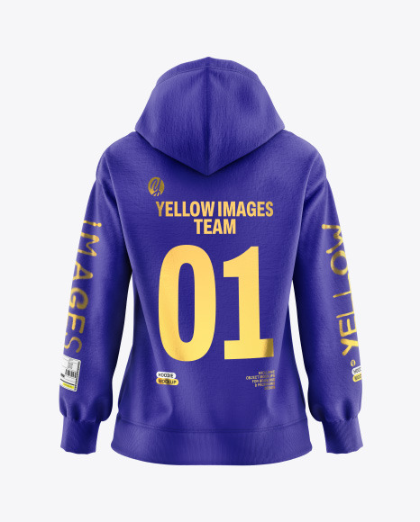 Women's Full-Zip Hoodie Mockup