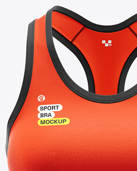 Women's Sports Bra Mockup