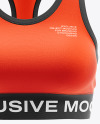 Women's Sports Bra Mockup