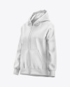 Women's Full-Zip Hoodie Mockup