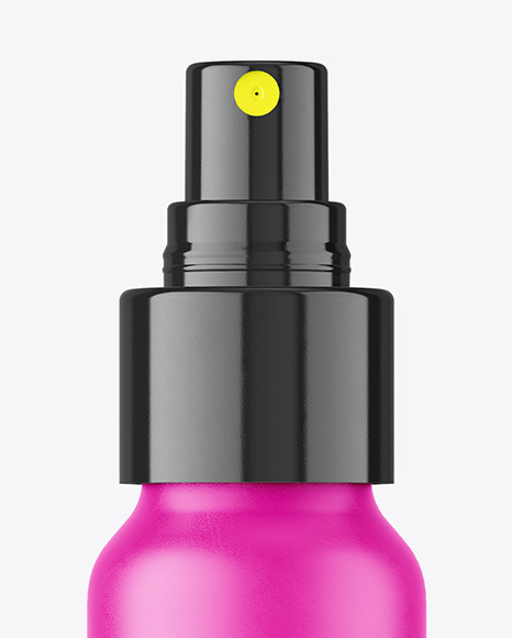 Matte Spray Bottle Mockup