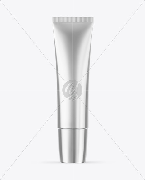 Metallic Cosmetic Tube Mockup