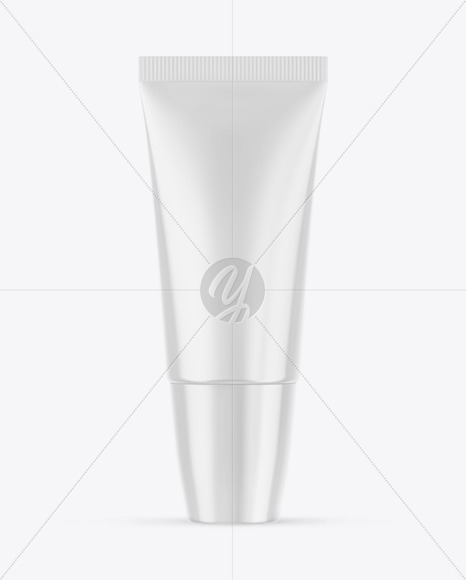 Glossy Cosmetic Tube Mockup