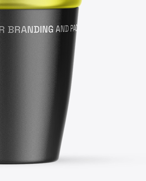 Matte Metallic Cosmetic Tube Mockup
