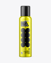 Glossy Metallic Spray Bottle Mockup