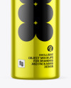 Glossy Metallic Spray Bottle Mockup
