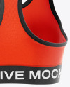 Women's Sports Bra Mockup