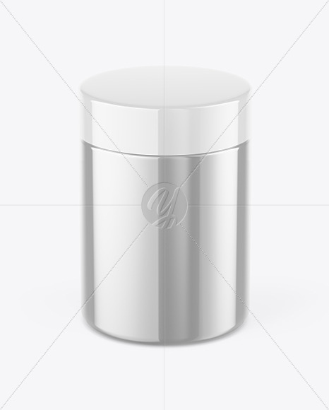 Metallic Jar Mockup