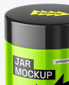 Metallic Jar Mockup