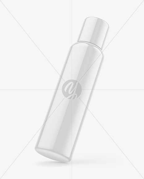 Glossy Spray Bottle Mockup