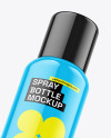 Glossy Spray Bottle Mockup