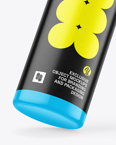 Glossy Spray Bottle Mockup