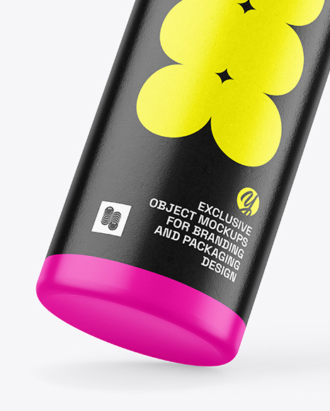 Matte Spray Bottle Mockup