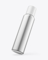 Glossy Metallic Spray Bottle Mockup