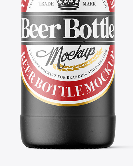 Ceramic Beer Bottle Mockup