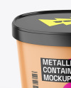 Glossy Container Mockup