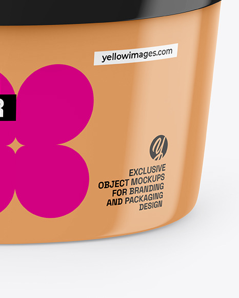 Glossy Container Mockup