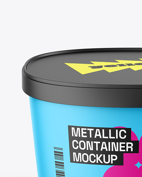 Matte Container Mockup