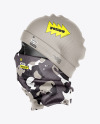 Winter Hat &amp; Buff Mockup - Side View