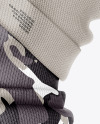 Winter Hat & Buff Mockup - Side View