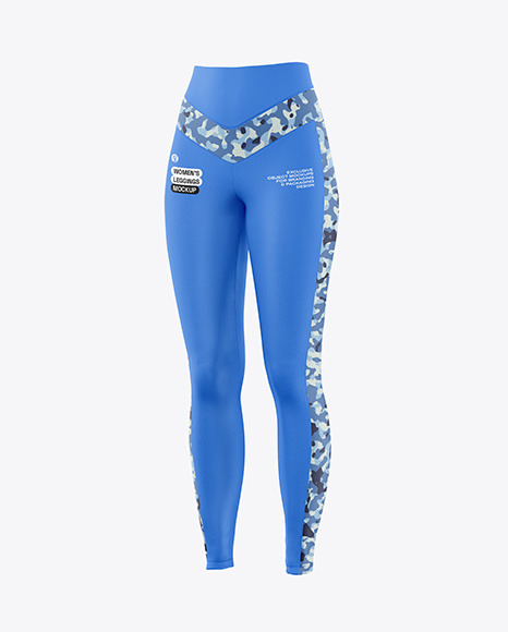 Women’s Leggings Mockup - Half Side View