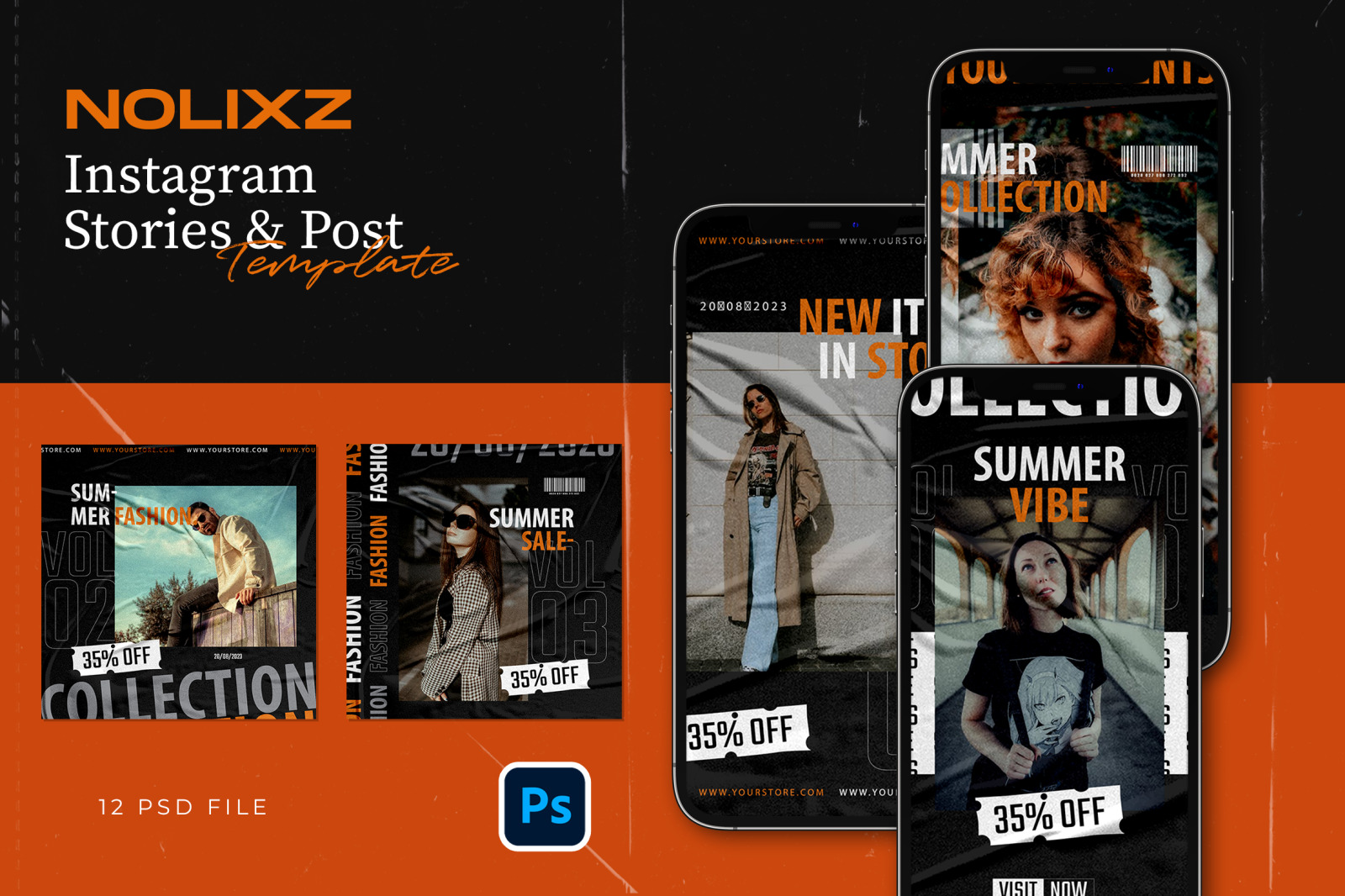 NOLIXZ hype social media template