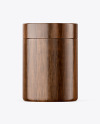 Dark Wood Jar Mockup