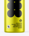 Matte Metallic Spray Bottle Mockup