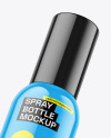 Glossy Spray Bottle Mockup