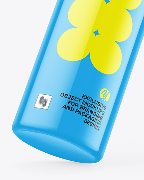 Glossy Spray Bottle Mockup