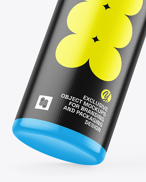 Glossy Spray Bottle Mockup