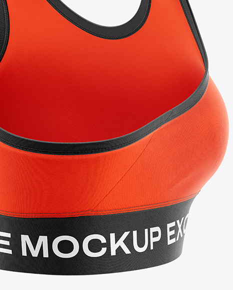 Women's Sports Bra Mockup