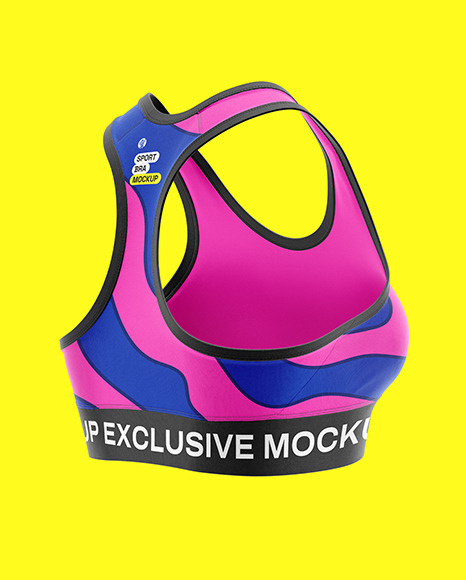 Women's Sports Bra Mockup