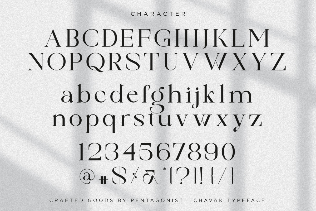 Chavak | Exotic Serif