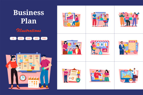 M725_Business Plan Illustration_Part 02 - Teamwork