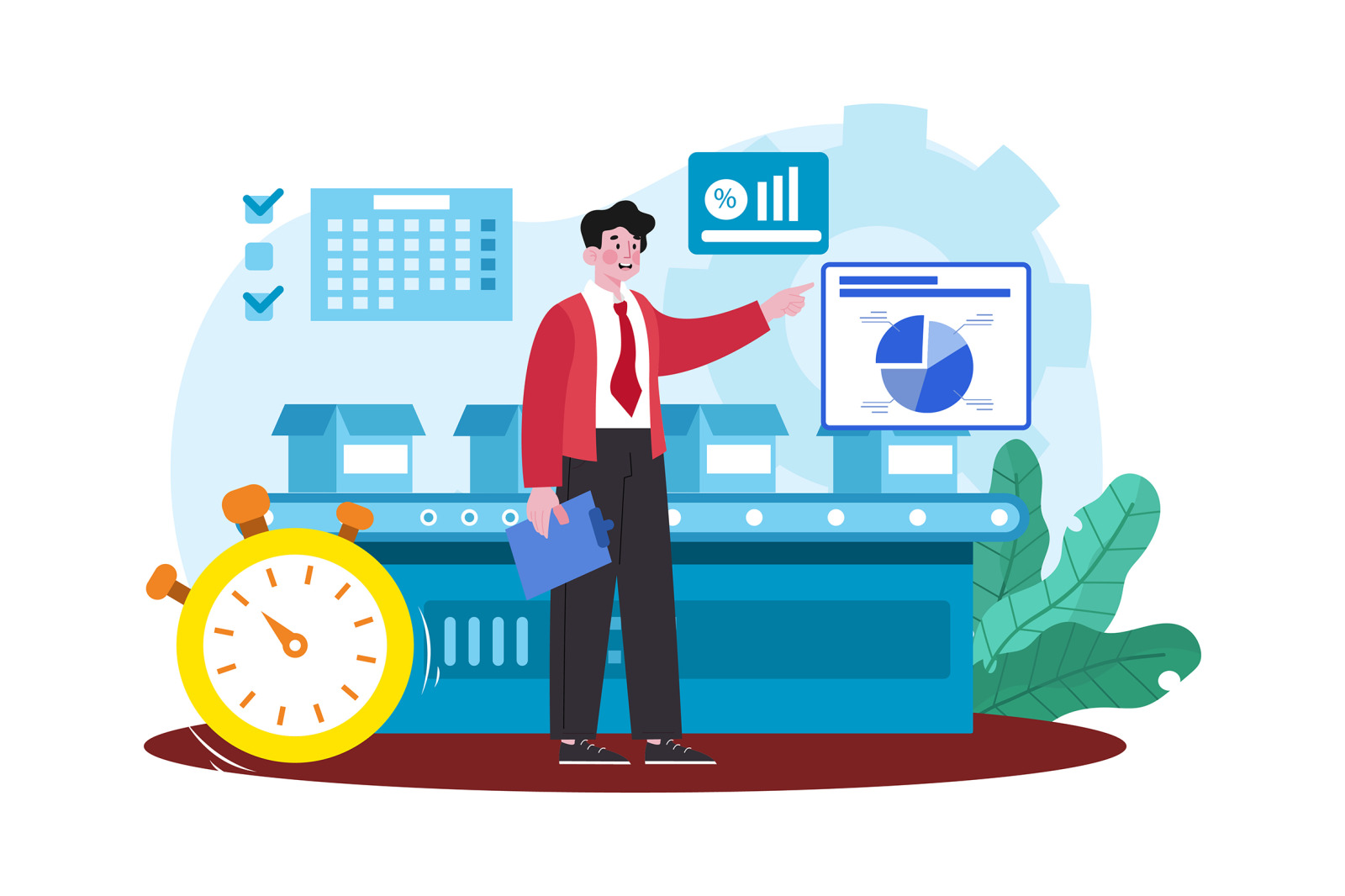 M726_Business Team Illustration_Part 02 M726_Business Team Illustration_Part 02