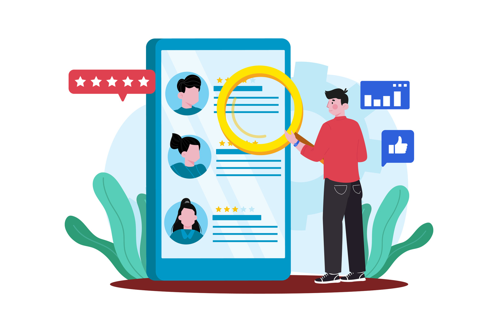 M726_Business Team Illustration_Part 02 M726_Business Team Illustration_Part 02