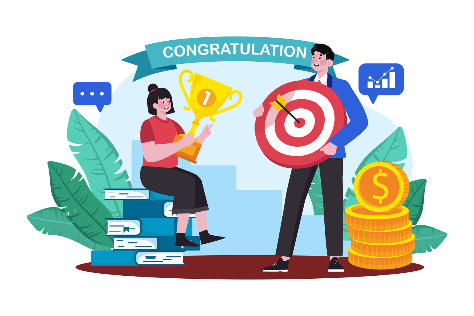 M726_Business Team Illustration_Part 01 M726_Business Team Illustration_Part 01